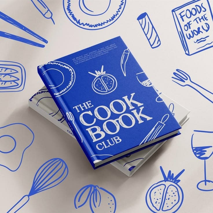 Hardcover cookbook photobook for recipes and food memories